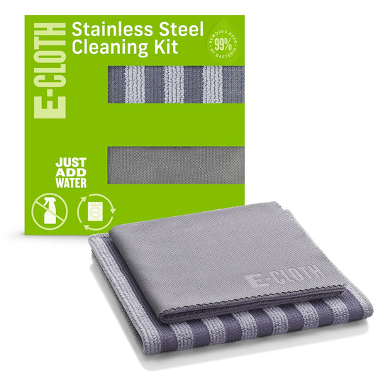 E - Cloth Stainless Steel Cleaning Kit - Buckhead Vacuums