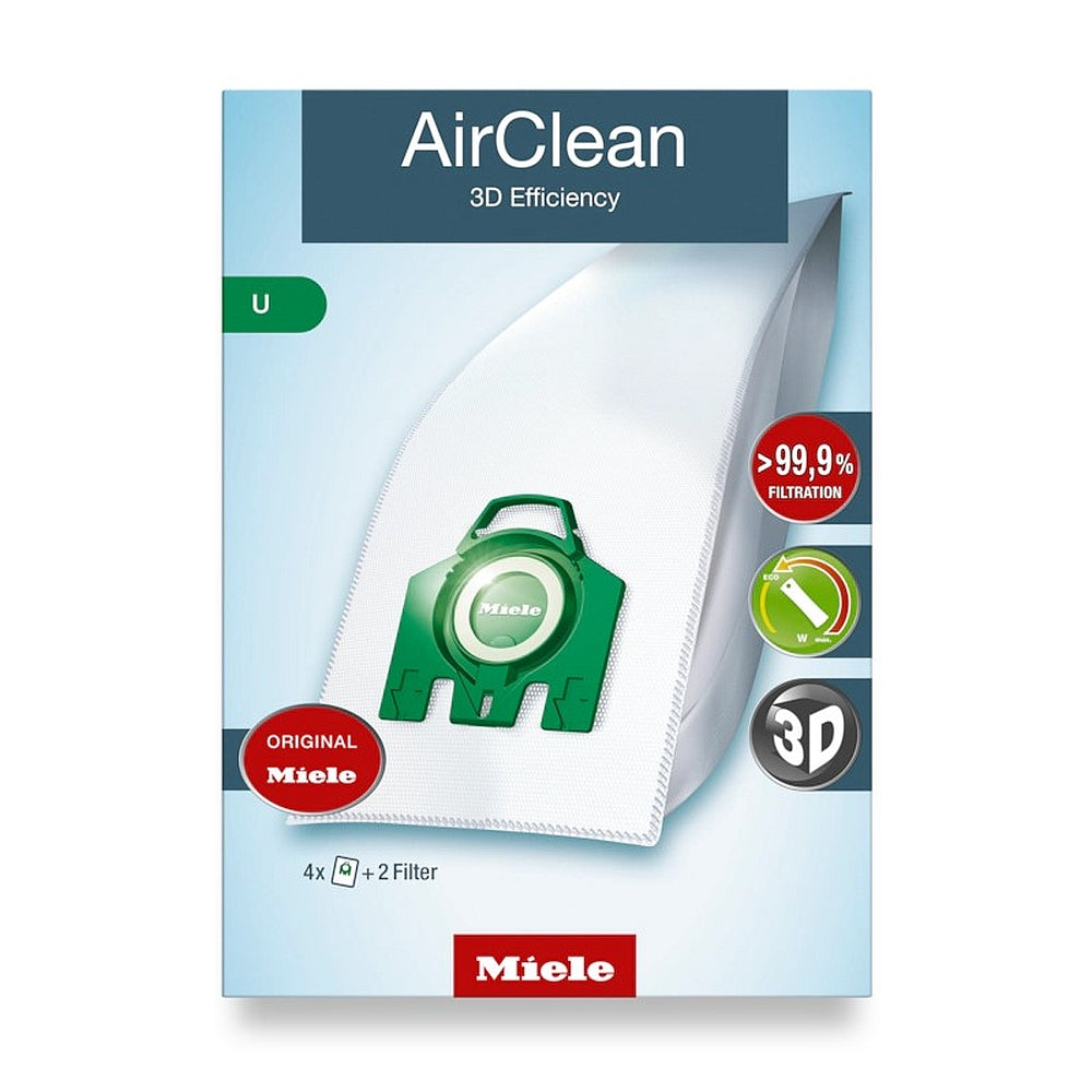 Miele Airclean 3D Efficiency U FilterBags - Buckhead Vacuums