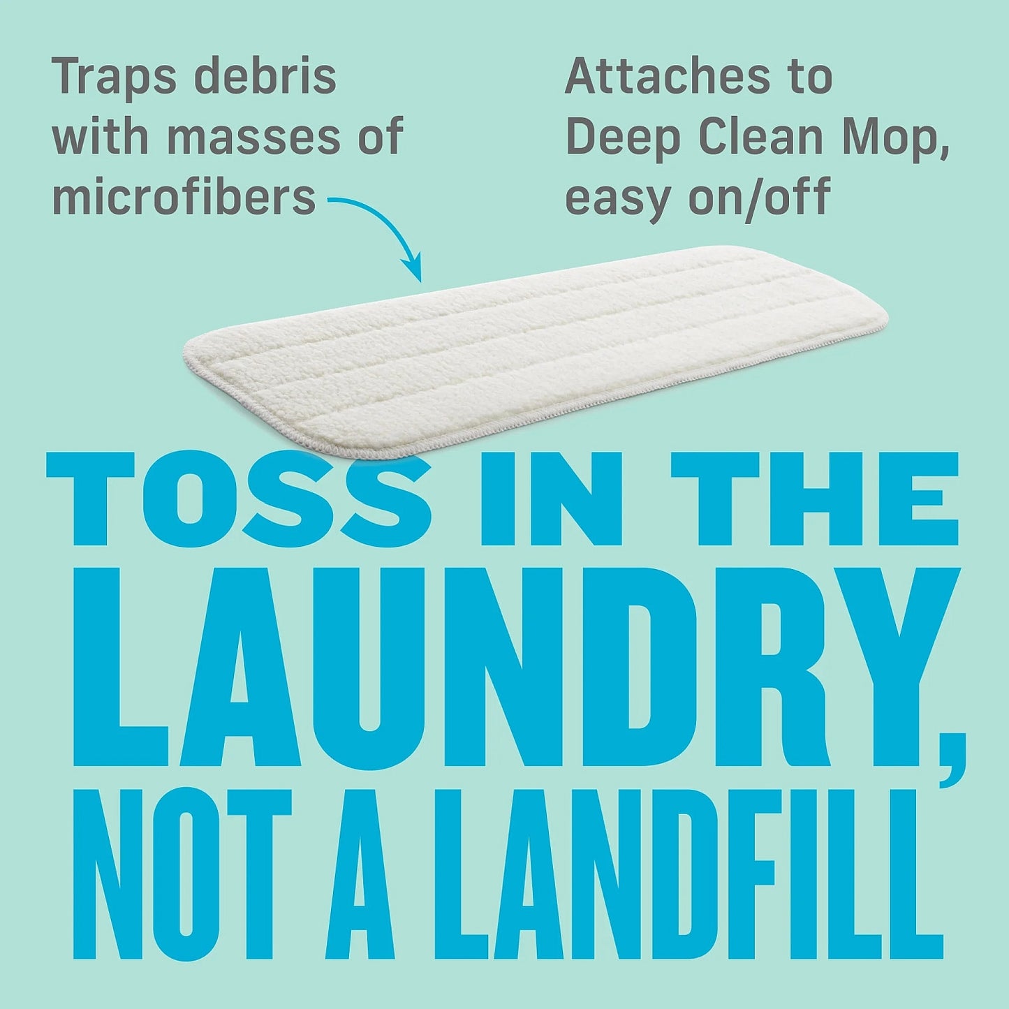 E - Cloth Deep Clean Mop Dusting Pad - Buckhead Vacuums