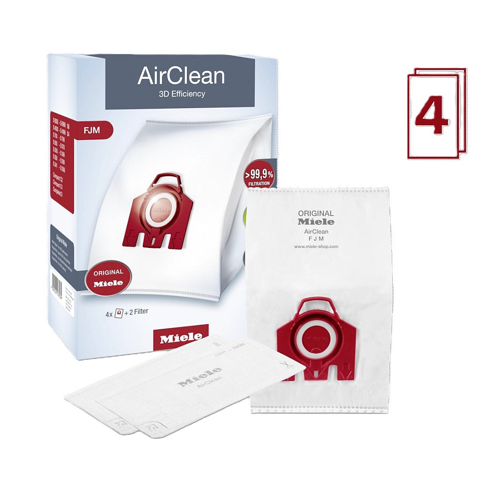 Miele AirClean 3D Efficiency FJM FilterBags - Buckhead Vacuums