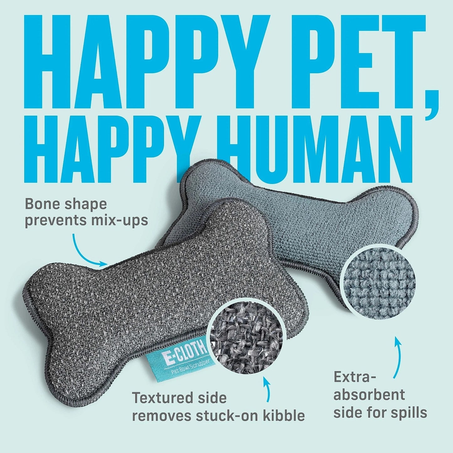 E - Cloth Pet Bowl Scrubber - Buckhead Vacuums