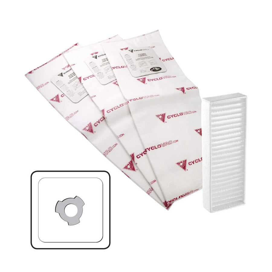 Cyclo Vac Bag TDSAC83C 3+1 pack - Buckhead Vacuums