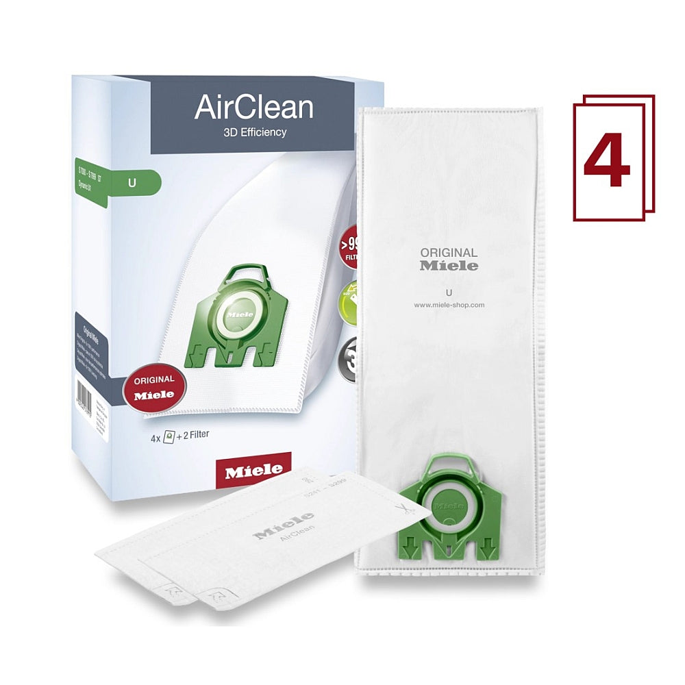 Miele Airclean 3D Efficiency U FilterBags - Buckhead Vacuums