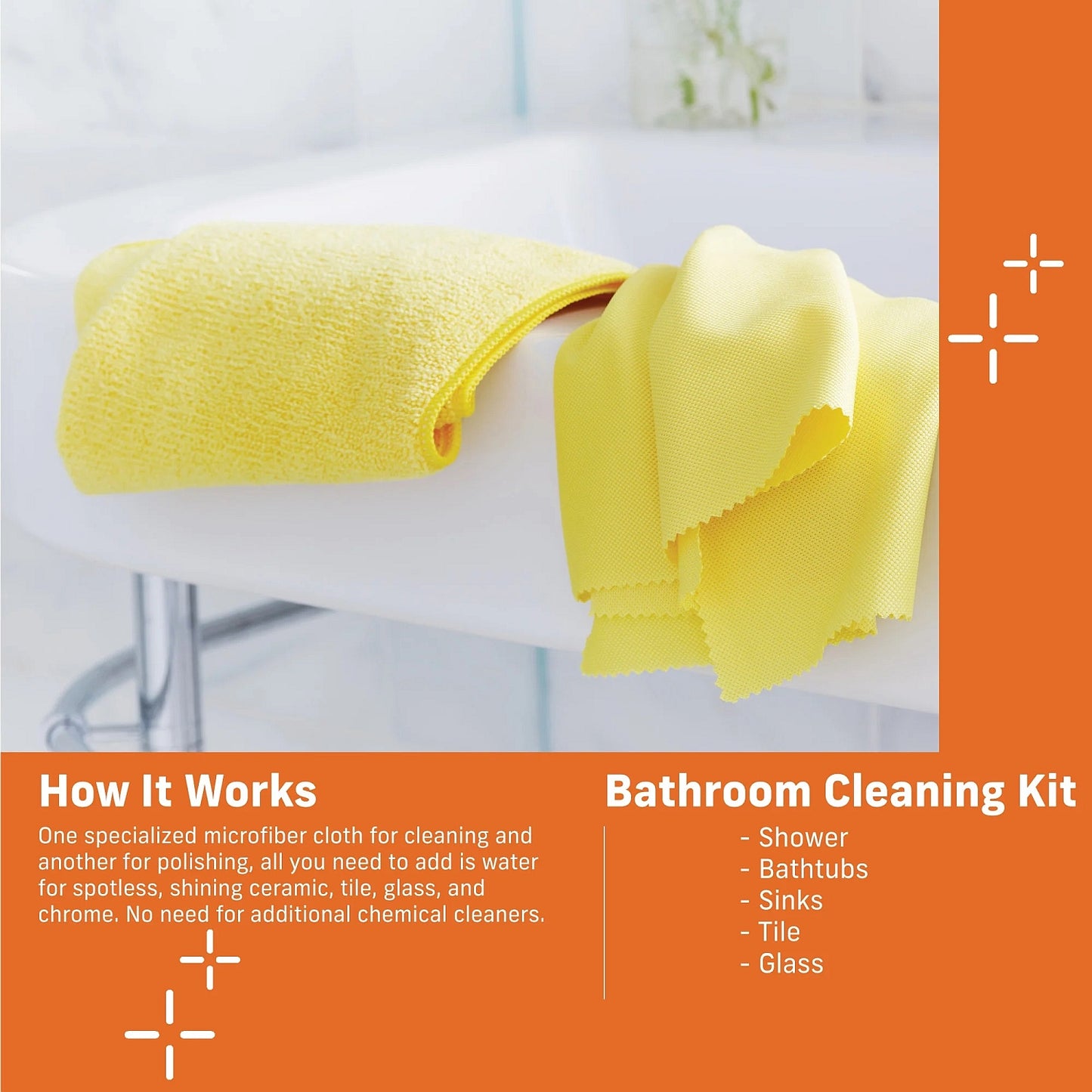 E-Cloth Bathroom Cleaning Kit
