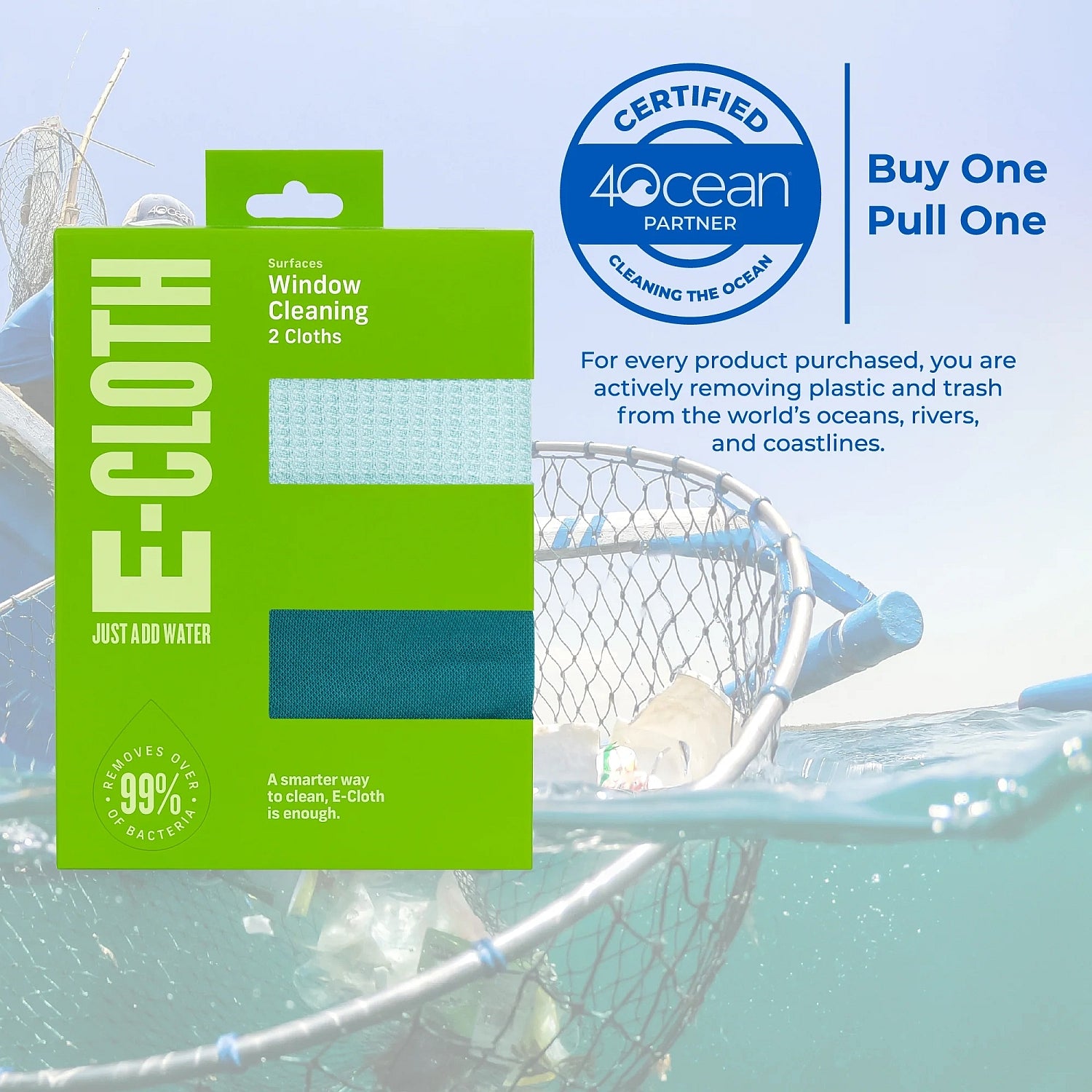 E - Cloth Window Cleaning Kit - Buckhead Vacuums
