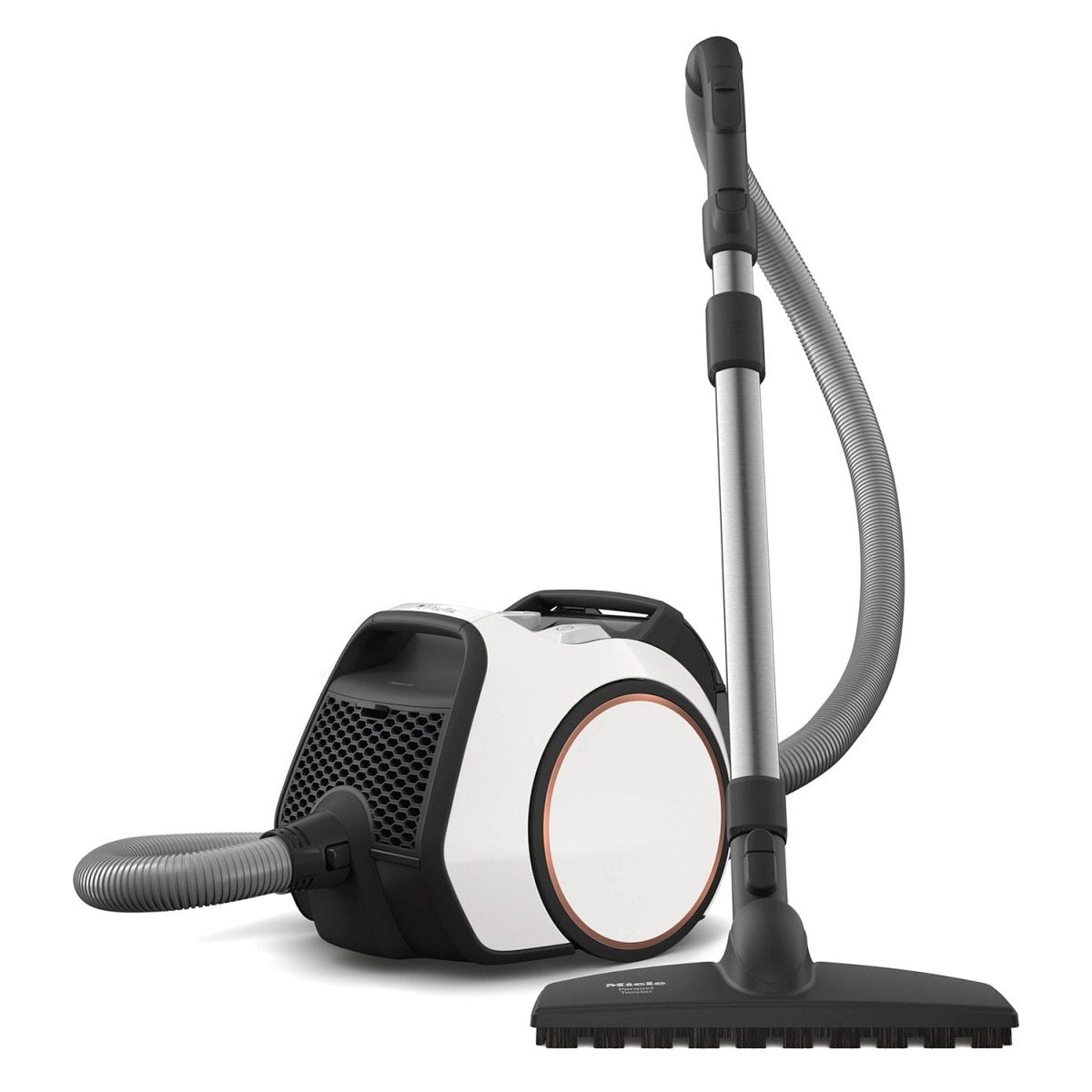 Miele Boost CX1 Parquet Bagless Canister Vacuum Lotus White - Buckhead Vacuums