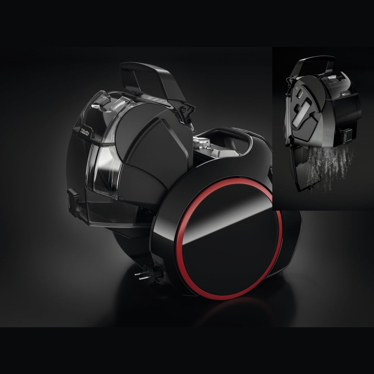 Miele Boost CX1 Pure Suction Bagless Canister Vacuum Obsidian Black - Buckhead Vacuums