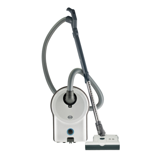 SEBO Airbelt D4 Premium Canister Vacuum with ET - 1 Arctic White - Buckhead Vacuums