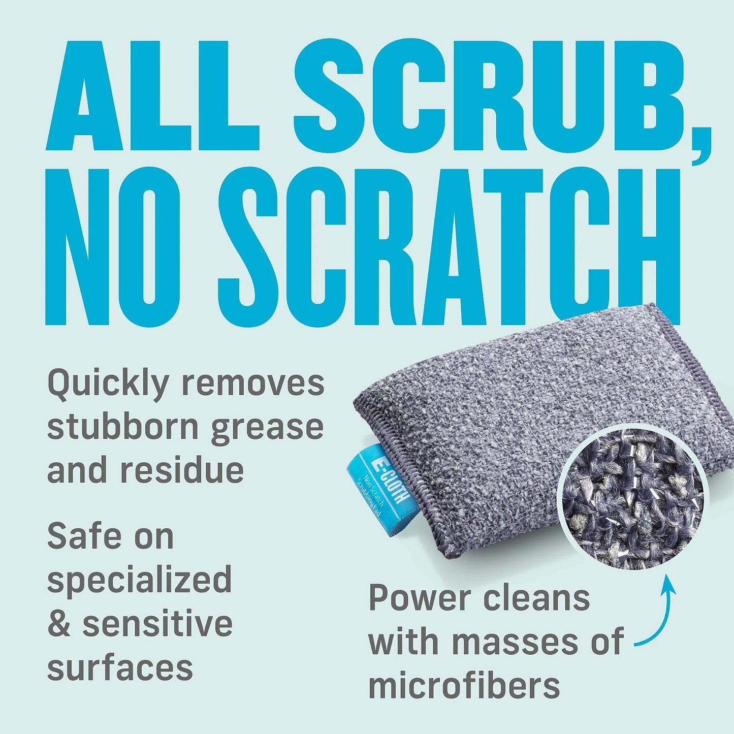 E - Cloth Non - Scratch Scrubbing Pads - Buckhead Vacuums