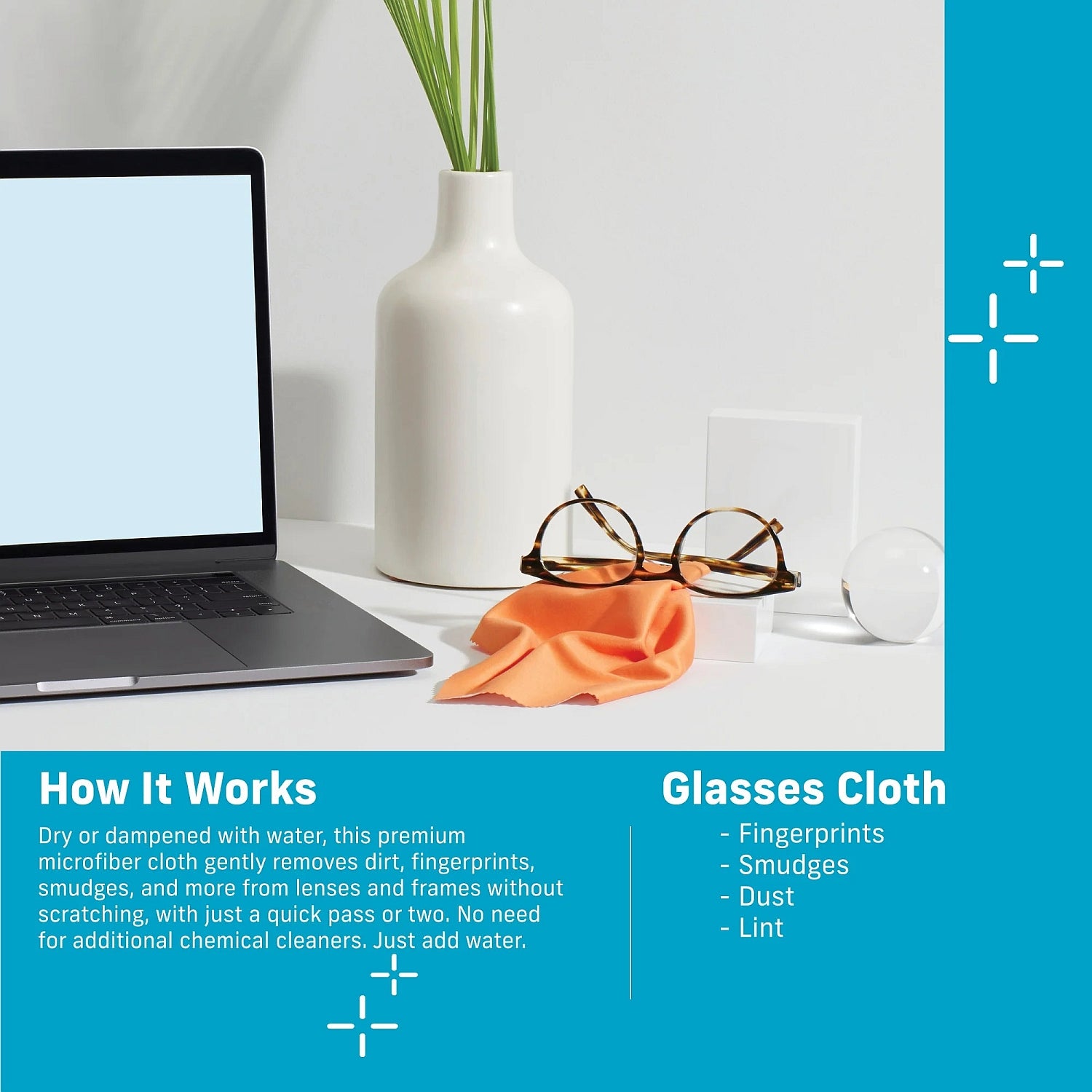 E - Cloth Glasses Cloth - Buckhead Vacuums