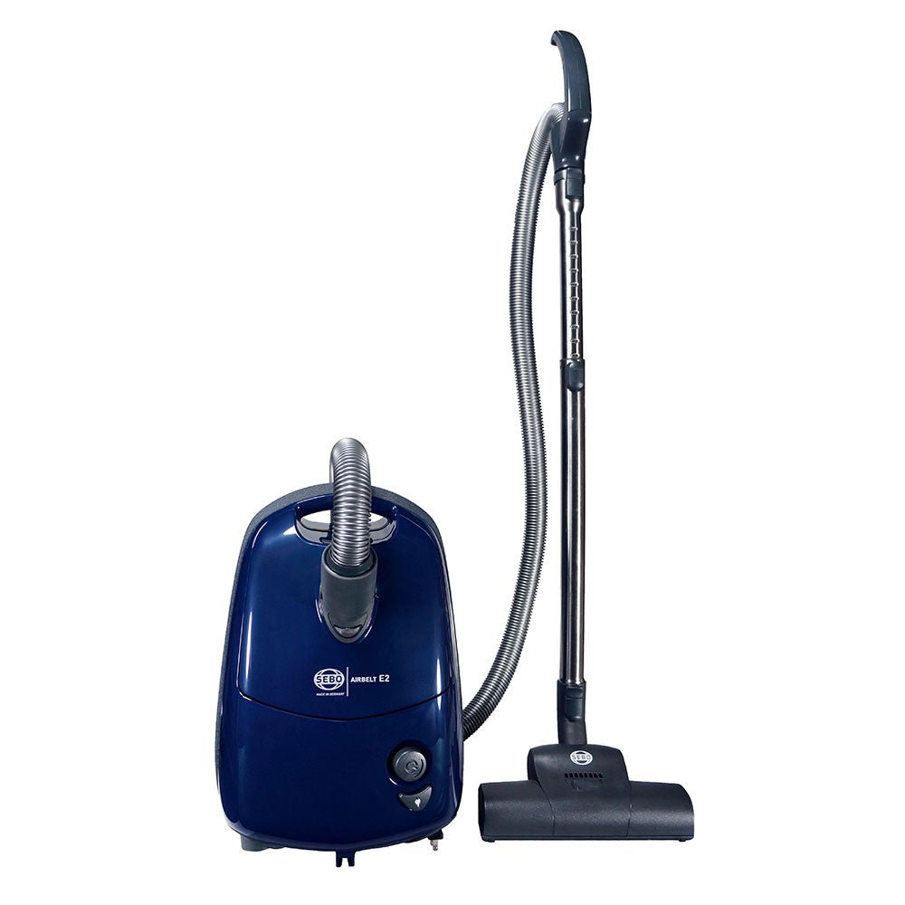 SEBO Airbelt E2 Turbo Canister Vacuum Dark Blue - Buckhead Vacuums