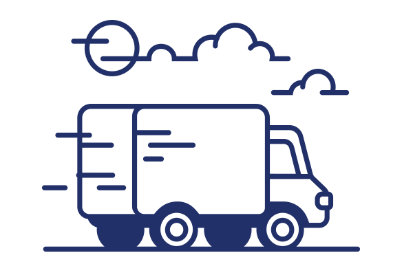 Image of truck used to illustrate free shipping