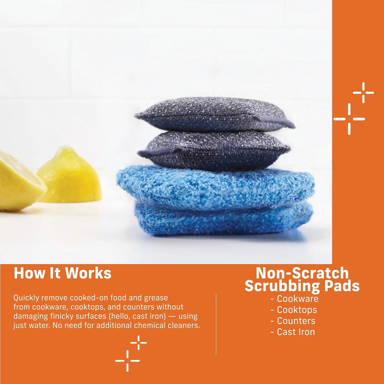 E - Cloth Non - Scratch Scrubbing Pads - Buckhead Vacuums