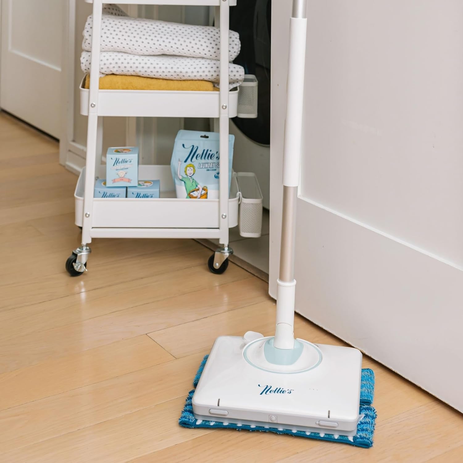 Nellie's WOW Mop Cordless Floor Scrubber - Buckhead Vacuums